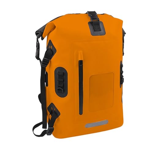 Wasserdichter Rucksack für Rafting, wasserdichter Trockensack - 30L Leichter Outdoor-Trockensack - Atmungsaktive PVC-Schultergurttasche, Trocken- und Nasstrennung, leicht zugängliche Vordertasche von Generisch