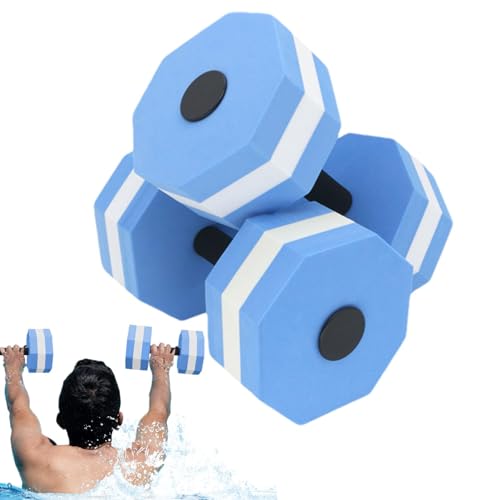 Wassergymnastik-Hanteln, Wasser-Aerobic-Gewichte | 1 Paar Hantel-Set aus hochdichtem EVA-Schaum für Aqua-Fitness - Pool-Gewichte-Set für Sport, Aqua-Fitness-Langhanteln, Handstange für Wasser-Aerobic, von Generisch