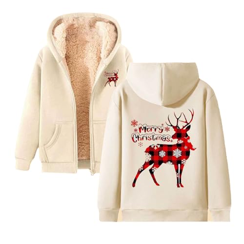 Weihnachtspullover, Hoodie Weihnachten Herren Männlich Lustig Hässlich Weihnachtshoodie - Weihnachtskleidung Ugly Weihnachtspullis Warm Hoodies Oversized Funky Weihnachtspulli Casual Unisex Christmas von Generisch