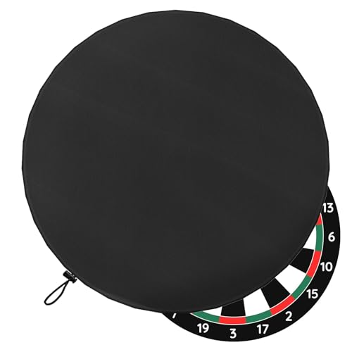 Wetterfeste Outdoor-Dartboard-Abdeckung,Dartboard-Abdeckung | 600D Oxford Schutzhülle für Dartscheibe,Outdoor-Indoor-Dartboard-Staubschutz, staubdichte Dartboard-Tasche für die Aufbewahrung im Freien von Generisch