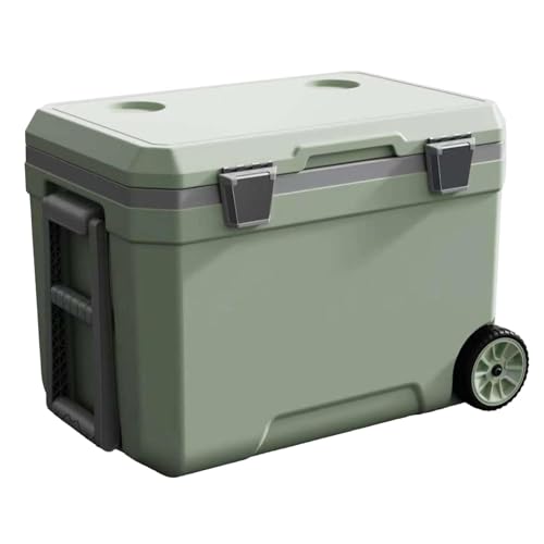 Wheeled Cooler | Rolling Cooler | Cooler with Wheels | Portable Wheeled Cooler | Wheeled Ice Cooler Ensuring Your Refreshments Stay Chilled for Sports, Beach, Tailgating, Camping, Barbecue von Generisch