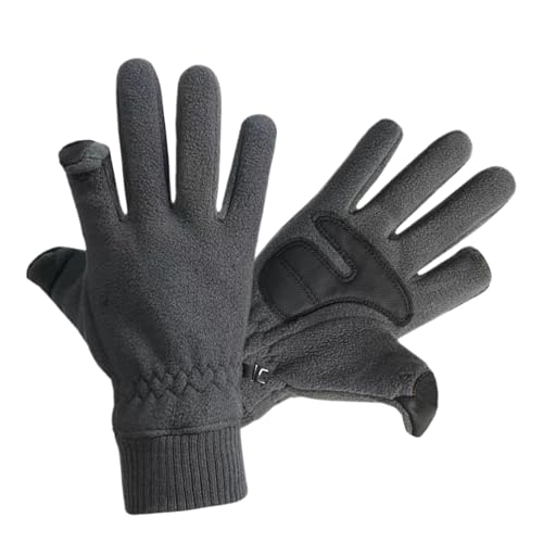 Winddichte Thermohandschuhe – warme und gemütliche Winterhandschuhe, Fahrradhandschuhe, warme Handschuhe, Reithandschuhe für Radfahren, Klettern, Outdoor-Sport von Generisch