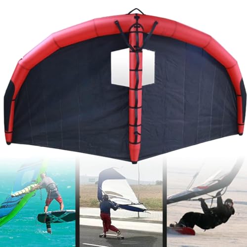 Wing Foil Kitesurfing Handheld Foil Wing Kite with Storage Bag and Surf Leash - Perfect for Wind Wing Foiling and Water Play von Generisch