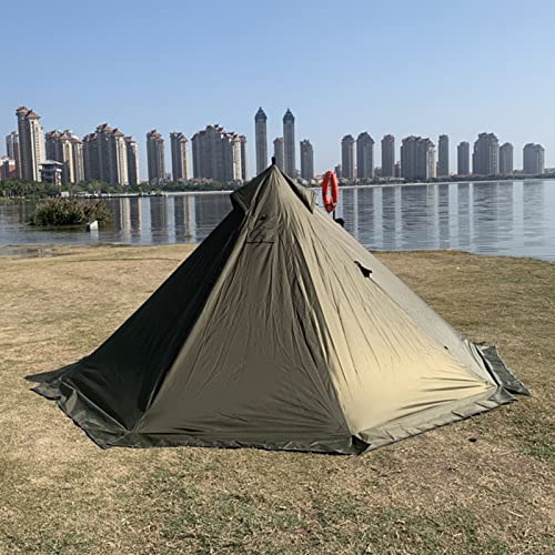 Winter Camping Pyramide Heißzelt 1 Person Tipi Zelt mit Herd Wasserdicht Schnee Rock Outdoor Survival Gear von Generisch