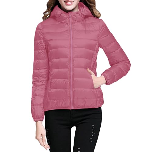 Winter Mantel Damen, Jacke Damen Winter Wasserdicht Gefüttert Outdoorjacke Winter Coat Daunenmantel Wanderjacke Skijacke Warm Übergangsjacke Winterjacke Down Coat Steppjacke von Generisch