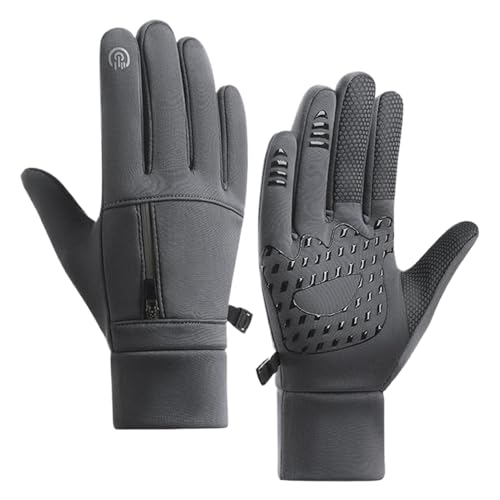 Winter-Touchscreen-Handschuhe, Wasserdichte Touchscreen-Skihandschuhe | Schneehandschuhe Handschuhe Mit Tasche, Kaltes Wetter, Rutschfeste Snowboard-Handschuhe Zum Wandern, Laufen, Radfahren, Outdoor- von Generisch