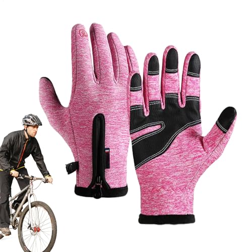 Winter-Touchscreen-Handschuhe, winddichte Laufhandschuhe – rutschfeste Handschuhe zum Laufen, Radfahren, Wandern, Fahren, Gehen, Tippen, Sport von Generisch