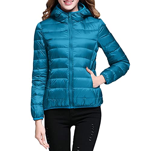 Wintermantel Lang Damen, Winterjacke Damen Daunenmantel Wasserdicht mit Kapuze Outdoorjacke Winter Coat Down Coat Wanderjacke Übergangsjacke Schwarz Skijacke Warm Damen von Generisch