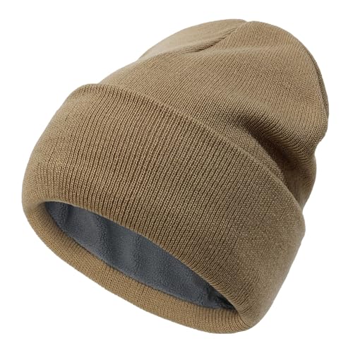 Wintermütze Damen Weich Atmungsaktiv Mützen - Beanie Wollmütze Strickmützen Für Strickmütze Mütze Kaschmir Laufmützen Winter-Mütze Herren Und von Generisch