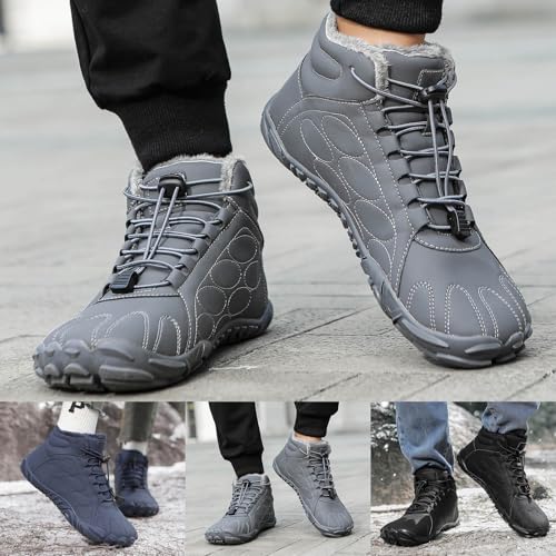 Winterschuhe Damen Schuhe Winter Winterboots Gefüttert Winter Sneaker Winter Warme Kuschelige Paar Stiefel Marine 43 von Generisch