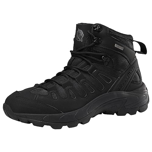 Winterschuhe-Herren, Wanderschuhe Herren Winterstiefel rutschfeste Trekking-&für Trekkingschuhe Jagdschuhe Gefüttert Herbstschuhe Thermostiefel Dicke Wasserdicht Sportschuhe von Generisch