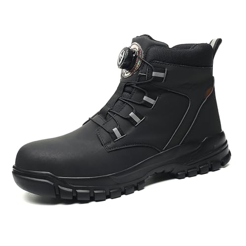 Winterschuhe-Herren-Wasserdicht, wasserdichte Wanderschuhe Herren Trekking-&für Trekkingschuhe Winterstiefel Dicke Herbstschuhe Gefüttert Jagdschuhe Thermostiefel rutschfeste Sneaker von Generisch