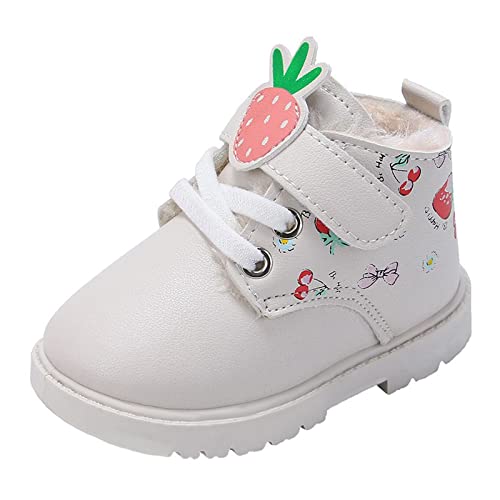 Winterschuhe Mädchen,Schneeschuhe Kinder-Snowboots-Schneeboots-Winterschuhe-Winterstiefel-Warm Gefütterte Herbstschuhe Winterboots Kinderstiefel Schneestiefel Thermostiefel Wanderschuhe von Generisch