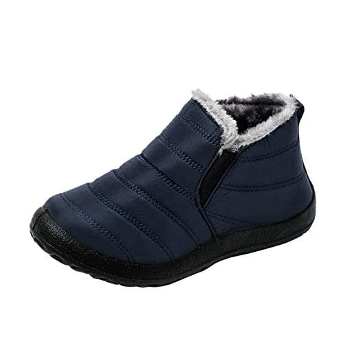 Winterstiefel Damen Gefüttert, Schneestiefel Damen, Schuhe Damen Winter Womens Boots Sneaker Gefüttert Lammfell Stiefel Damenschuhe Winterschuhe Outdoor Stiefelette Winterboots von Generisch