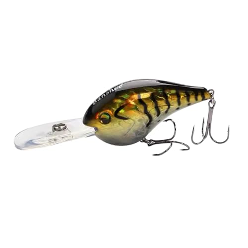 Wobbler Tiefläufer Crankbait Golden Tiger Wobbler Tiefläufer Crankbait Golden Tiger von Generisch