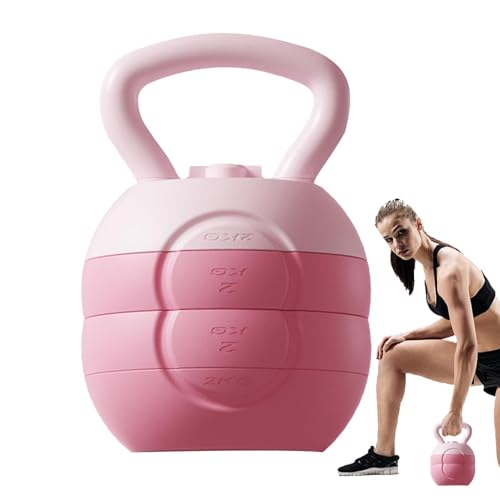 Workout Kettlebell – Gym Kettlebell, Soft Handle Kettle Bell | Adjustable Fitness Strength Training Equipment, Versatile Kettlebell For Hantel Weights Exercises Gym Fitness Full Body Cros Fit von Generisch