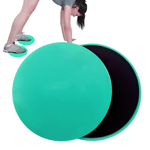 Workout Sliders Disc, Core Sliders - Zweiseitige Fitness-Schieber, Übungsrutschen, Scheiben - Gleitscheiben für Übungen, Pilates-Schieber, 2 Übungsscheiben für Damen, Herren, Teenager von Generisch