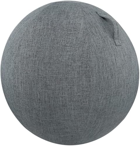 Yoga Ball Cover 55/65/75cm Gymnastikball Abdeckung für Sitzball Fitnessball Stoffbezug für Pilates Büroball Balance Ball Faltbare Sitzbälle Abdeckung für Workout und Übung von Generisch