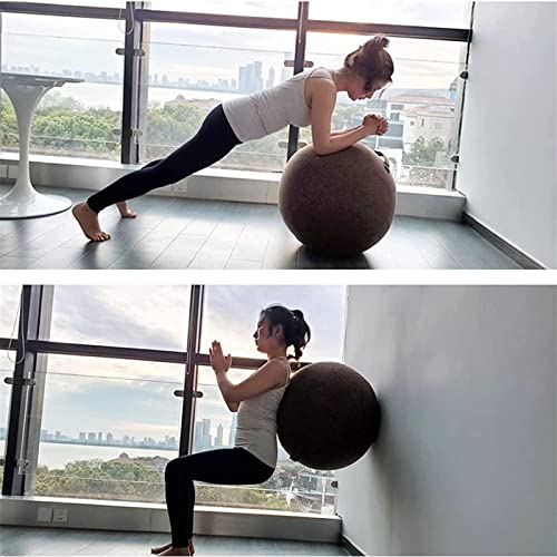 Yoga Ball Cover 55/65/75cm mit Griff - Gymnastikball Hülle für Übung, Balance, Gym - Sitzball Abdeckung für Training und Workout von Generisch