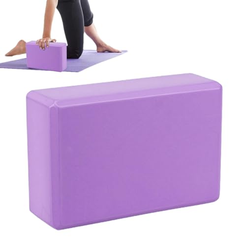 Yoga-Block mit hoher Dichte, rutschfester Yoga-Block, stützende Yoga-Blöcke, EVA-Schaum, umweltfreundlich, abgeschrägte Kanten, Yoga-Block für Yoga, Pilates-Übung und Meditation, bequeme von Generisch