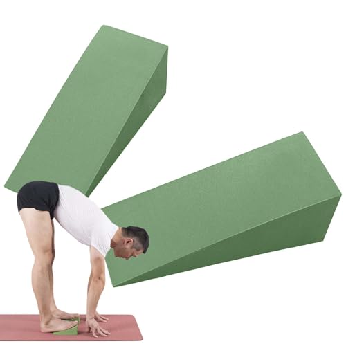 Yoga Wedge Block - professioneller Schaumstoffunterstützung | Vielseitiges Slant -Board für Dehnen, Gleichgewicht und Haltung, Kniepolsterkissen für Yoga, Pilates und Physiotherapie Yoga Wedge Block - professioneller Schaumstoffunterstützung | Vielseitiges Slant -Board für Dehnen, Gleichgewicht und Haltung, Kniepolsterkissen für Yoga, Pilates und Physiotherapie von Generisch