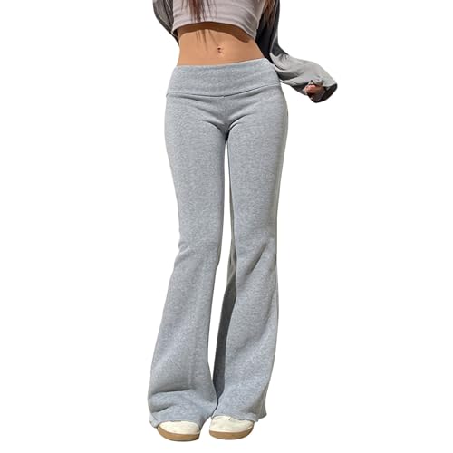 Yogahose Damen Flared Schlaghose - Freizeithose Große Größen Jogginghose Sporthose High Waist Hosen Elegant Schlag Leggings Leggins Bootcut Für Fitness Outdoor Sport Und Als Alltagskleidung von Generisch