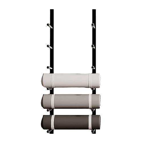 Yogamatte, Wandaufbewahrungsregal für Fitnessstudio, Wandmontage, Halterung für Yoga-Gurte, Pilates-Matten, Schaumstoffrolle – Heim-Fitness-Zubehör Yogamatte, Wandaufbewahrungsregal für Fitnessstudio, Wandmontage, Halterung für Yoga-Gurte, Pilates-Matten, Schaumstoffrolle – Heim-Fitness-Zubehör von Generisch