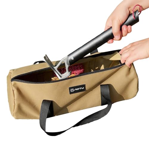 Zeltpfahl-Tasche – Campingzeltheringe Tasche | Segeltuch doppellagig Camping Zelthering Nagel Aufbewahrungstasche | Zelthering Aufbewahrungstasche mit Griff | Zeltzubehör Bodennägel Zeltpfahl-Tasche – Campingzeltheringe Tasche | Segeltuch doppellagig Camping Zelthering Nagel Aufbewahrungstasche | Zelthering Aufbewahrungstasche mit Griff | Zeltzubehör Bodennägel von Generisch