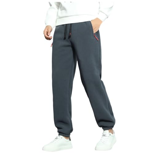 angeboteTrekkinghose Herren Warme Jogginghose Golfhose Herren Thermo Laufhose Herren Winter Winter Arbeitshose Herren Fleece Hose Herren Grau M von Generisch