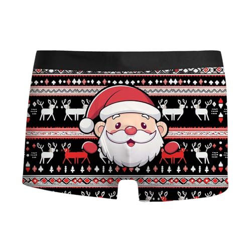 bambus boxershorts herren, Unterhose Weihnachten Herren Personalisierte Baumwolle Weihnachts Boxershorts - Männergeschenke Unterhosen Weihnachtsboxershort Weinachten Kostüm Witzige Weihnachtsunterhose von Generisch