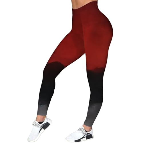 blitzangebote des Tages, Leggings Damen Yoga Sportleggins - Yogahose Outdoor Sportbekleidung High Waist Jogginghose Baumwolle Sporthose Sport Leggins Mit Taschen, Blickdicht Streetwear von Generisch