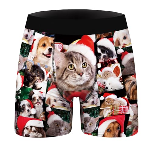 boxershorts, Weihnachts Boxershorts Herren Witzige Weihnachten Weihnachtsunterhose - Adventskalender Weinachten Kostüm Lustige Mode Weihnachtsmann Sport Weihnachtsboxershort Personalisierte Personalis von Generisch