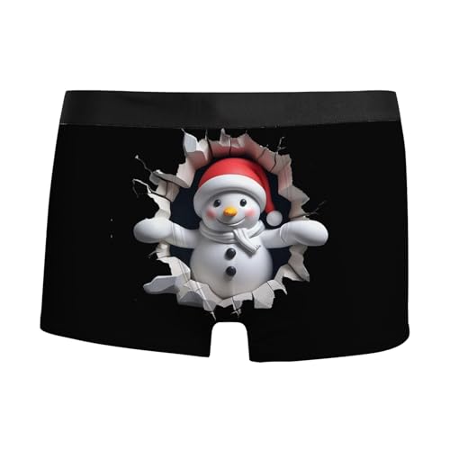 boxershorts herren, Boxershorts Herren Weihnachten Männer Lustige Weihnachts - Männergeschenke Weihnachtsboxershort Komfortabel Weihnachtsunterhose Sport Unterhosen Weihnachtsmann Kostüm Locker Advent von Generisch