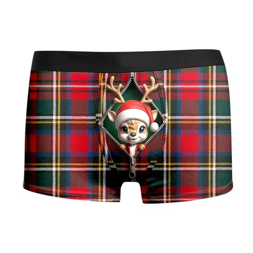 boxershorts herren lustig, Boxershorts Herren Weihnachten Männer Witzige Weihnachtsunterhose - Männergeschenke 3d Druck Weihnachtsboxershort Unterhosen Winter Weinachten Kostüm Mode Personalisiert Lus von Generisch