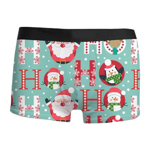 boxershorts herren weihnachten, Weihnachts Boxershorts Herren Lustige Locker Weihnachten - Männergeschenke Weihnachtsunterhose Mode Weihnachtsboxershort Baumwolle Personalisierte Weihnachtsmann Kostüm von Generisch