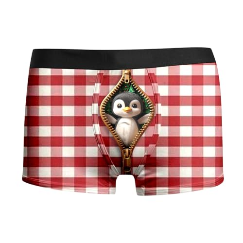 boxershorts weihnachten herren, Weihnachtsunterhose Herren Sport Weihnachten Unterhose - Personalisiert Komfortabel Unterhosen Mode Boxershorts Witzige Lustige Adventskalender Männergeschenke Geschenk von Generisch