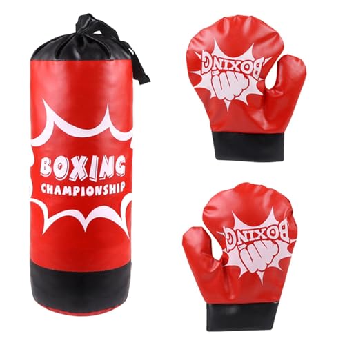 boxtraining set kinder boxsack kinder boxsack kinder boxsack sandsack und boxhandschuhe kinder boxhandschuhe boxtraining trainingsgeräte für fitnessübungen mit sand für bamb von Generisch