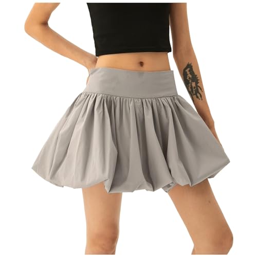 grauer tüllrock damen, Unterrock Damen Kurz 80er Tütü Rock - Karneval Kostüm Tüllrock 50er Rockabilly Petticoat Tutu Ballett Tanzkleid Ballkleid Abendkleid Gelegenheit Zubehör Retro Ballet Tanzrock Ja von Generisch