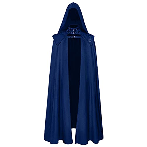 halloween kostüm mädchen, Umhang Damen Mittelalter Vampir Kostüm - Halloweenkostüme Mantel Horror Halloweenkostüm Halloween Zauberumhang Rotkäppchen Unisex Lange Kapuzenumhang Cape Samt Für Pagan Fasc von Generisch