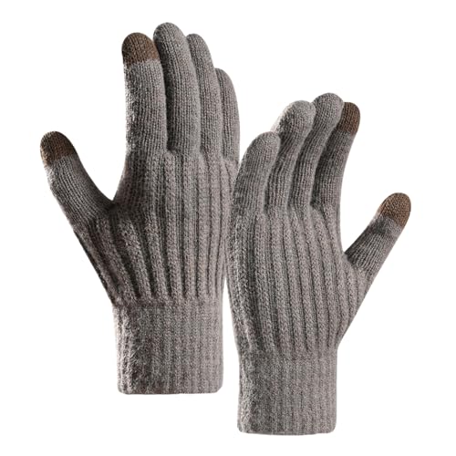 handschuhe herren, Fahrradhandschuhe Herren, Warme Motorradhandschuhe Winter Winterhandschuhe Rutschfest Golfhandschuhe Winddicht Unisex Sandhandschuhe mit Touchfunktion Thermohandschuhe Gloves von Generisch