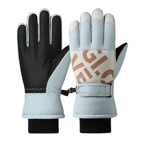 handschuhe herren, Fahrradhandschuhe Herren, Winddicht Motorradhandschuhe Rutschfest Winterhandschuhe mit Touchfunktion Thermohandschuhe Warme Unisex Gloves Winter Skihandschuhe Golfhandschuhe von Generisch