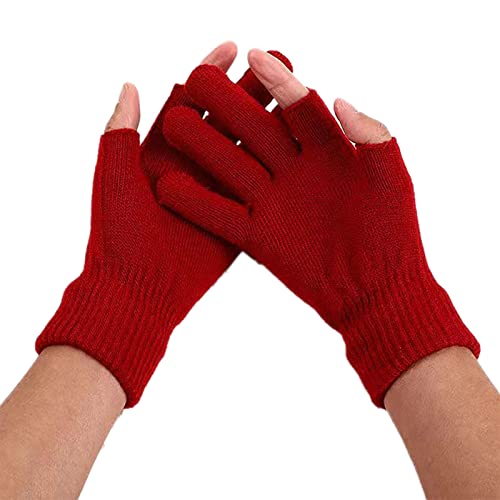 handschuhe herren, Fahrradhandschuhe Herren, Winddicht Winterhandschuhe Winter Motorradhandschuhe Warme Laufhandschuhe mit Touchfunktion Unisex Sporthandschuhe Rutschfest Sandhandschuhe Skihandschuhe von Generisch