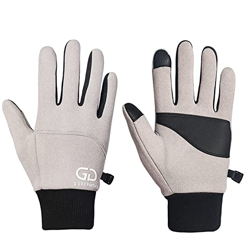 handschuhe herren, Fahrradhandschuhe Herren Rutschfest Motorradhandschuhe Warme Winterhandschuhe Winter Golfhandschuhe mit Touchfunktion Unisex Gloves Winddicht Sandhandschuhe Thermohandschuhe von Generisch