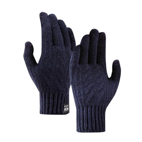 handschuhe herren, Fahrradhandschuhe Herren Warme Winterhandschuhe Winter Motorradhandschuhe Rutschfest Sandhandschuhe mit Touchfunktion Unisex Angelhandschuhe Winddicht Reithandschuhe Laufhandschuhe von Generisch