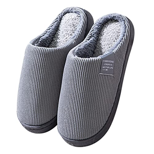 hauspantoffeln damen, Pantoffeln Frauen Kuschel Filzpantoffeln - Damenhausschuhe Elegant Warm Flauschig Gästehausschuhe Flauschige Damen-Hausschuhe Hausschuhe Damen Fell Cozy Slides Schlappen Winter P von Generisch