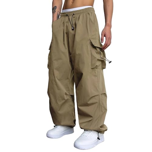 jogginghose herren, Arbeitshosen Herren Mit Taschen Cargo Hosen - Sommerhose Freizeithose Herrenhosen Sweatpants Outdoorhose Joggpants Sporthose Trainingshose Wanderhose Regular Fit Und Elastischer Bu von Generisch