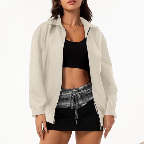 lederjacke damen, Jacke Damen Leder Lederjacke - Damenjacke Lederimitat Mantel Frühling Ledermantel Motorrad Herbstjacke Kunstleder Farbvarianten Bikerjacke Übergangsjacke Echtlederjacke Wildleder Bik von Generisch