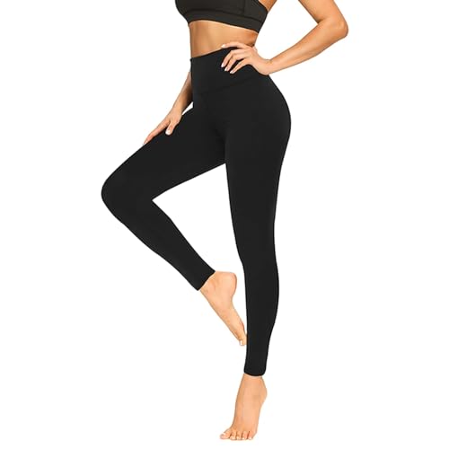 leggings herren, Leggings Damen Yoga Sporthose - Yogahose Outdoor Jogginghose Lässig Sportleggins High Waist Hose Blickdicht Leggins Mit Bauchkontrolle Slim Fit Angenehm Weiche Elastische Sportlegging von Generisch