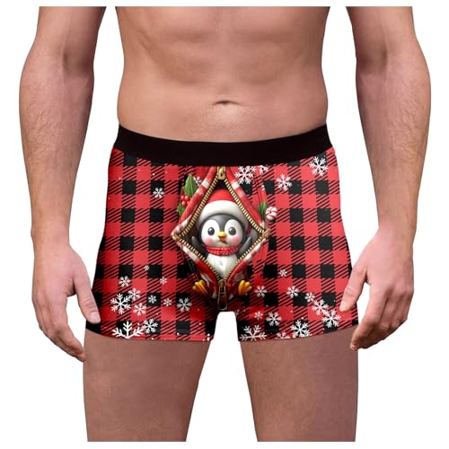 lustige boxershorts herren, Boxershorts Herren Weihnachten Männer Lustige Locker Weihnachts - Männergeschenke Weihnachtsmann Kostüm Personalisierte Unterhosen Weihnachtsboxershort Witzige Weihnachtsun von Generisch