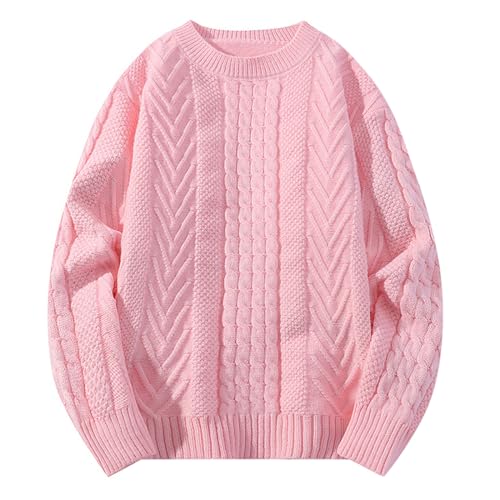 norweger pullover herren, Pullover Herren Herbst Winter Pulli - Sweatshirt Warm Langarmshirt Streetwear Arbeitspullover Y2k Winterpullover Elegant Für Rollkragenpullover Strickpullover Rollkragen Long von Generisch